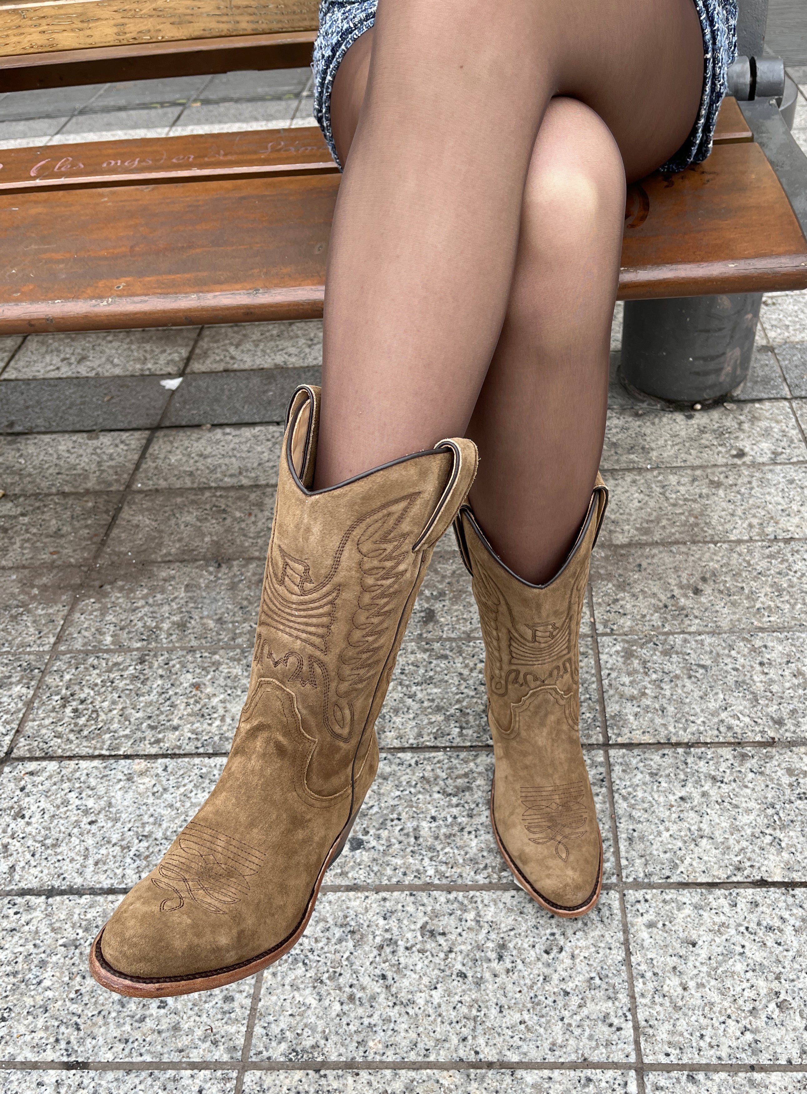 Santiag Chaussure De Cowboy BOOTS CORDWAINER SANTIAG TOLIMAN Upper Shoes