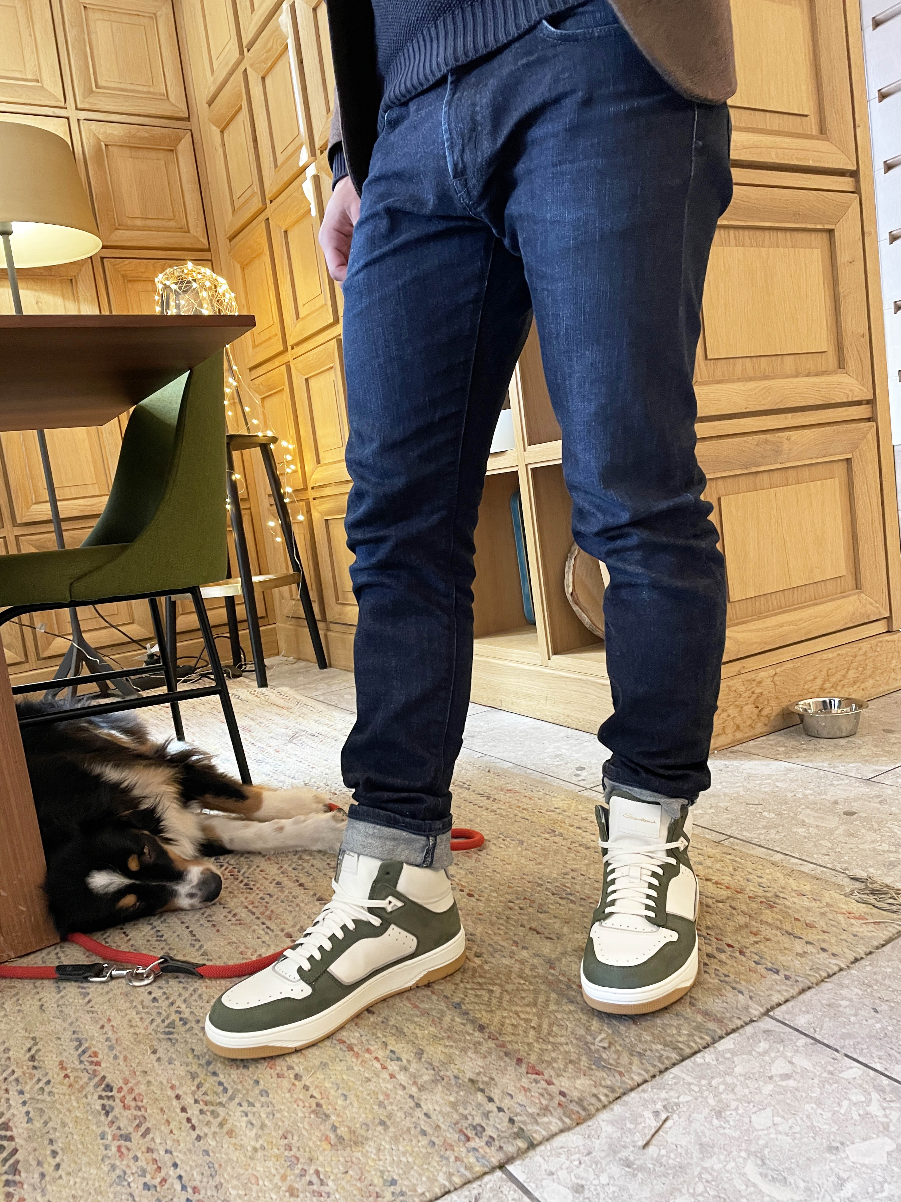 BASKETS SANTONI SNEAK AIR 21872 FDS Upper Shoes - Main Image