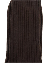 CHAUSSETTES LAINE MARRON FONCE