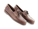 DOCKSIDES WAX DARK BROWN
