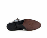 11 DEC BOTTINE BLACK/ TWEED BLEU