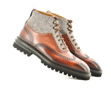 BOOTS 8005 MARRON/TWEED