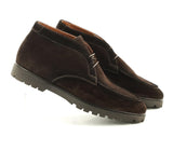 BOOTS A527 FUR MARRON