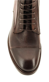 BOOTS N369 MARRON FONCE