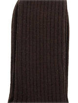 CHAUSSETTES LAINE MARRON FONCE