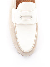 LOPEZ AQUA SUEDE SAND WHITE