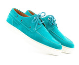 PIER AQUA SUEDE GREEN JADE