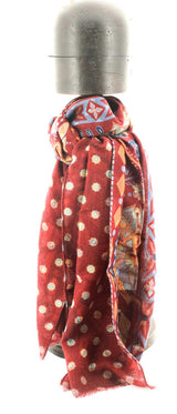 SCARF PARSIFAL MAYA GRENAT