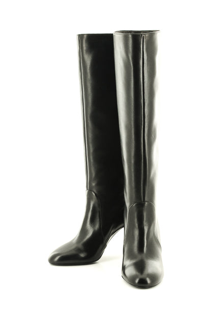 Bottes D'équitation Stuart Weitzman RACEWAY - Cuir De Veau Noir - Tige Matelassée - Pointure US 6 - Neuf Avec Boîte