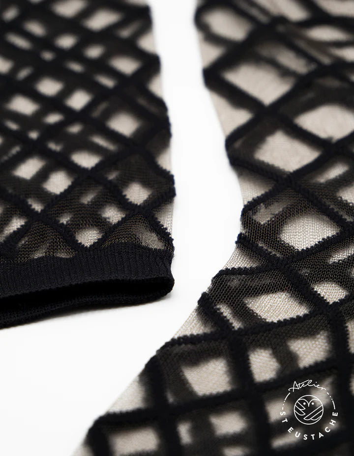 Vero Moda - Chaussettes pailletées à bord volanté - Noir Vero Moda - Chaussettes pailletées à bord volanté - Noir