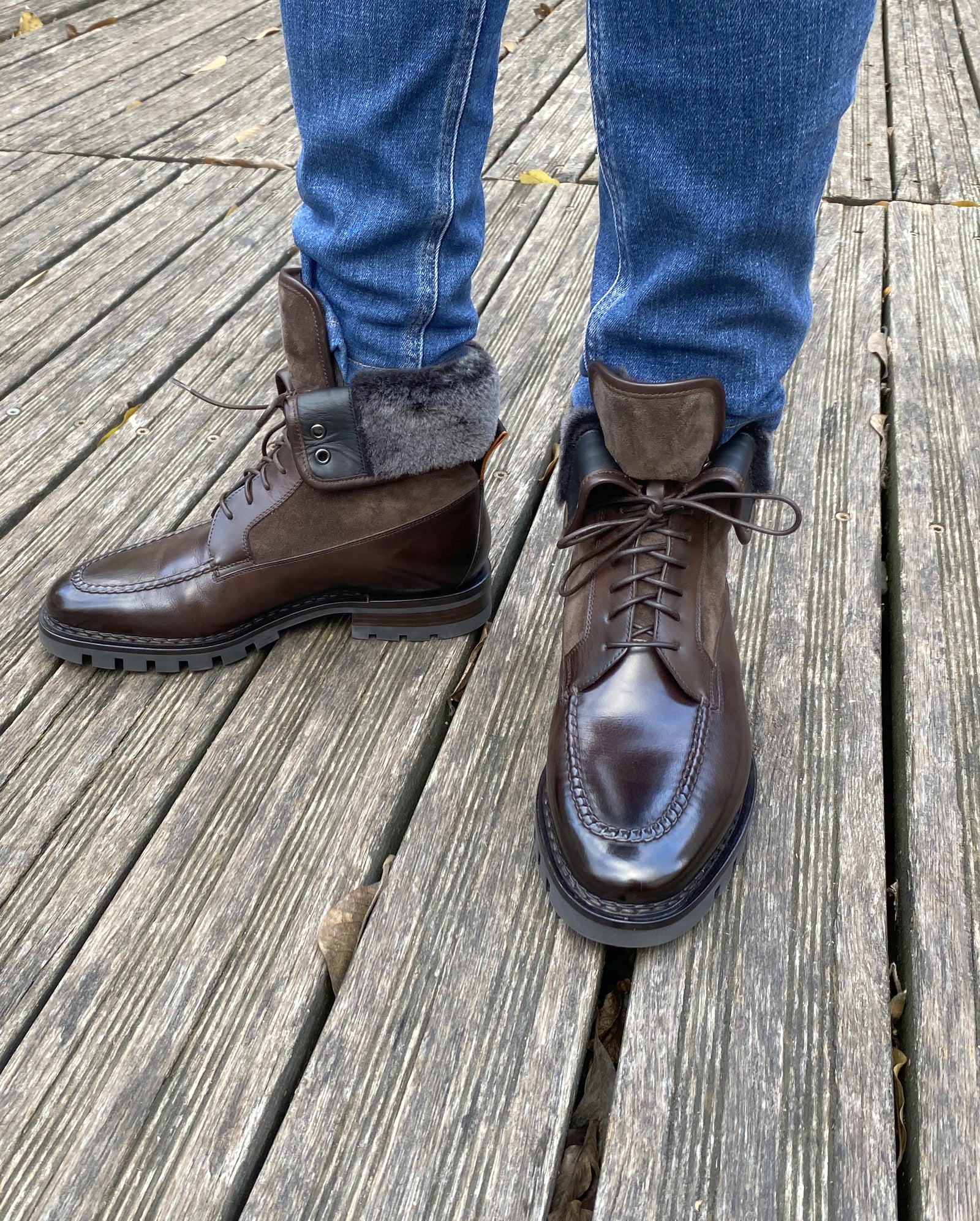 Chaussures Santoni Derbies En Cuir Luxe Pour Homme - Pointure 39,5 EU - Neuf Avec Emballage - Italie