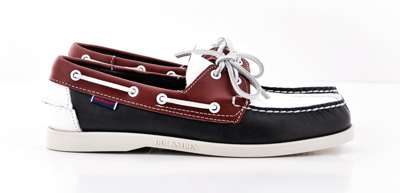 DOCKSIDES SPINNAKER RED/NAVY