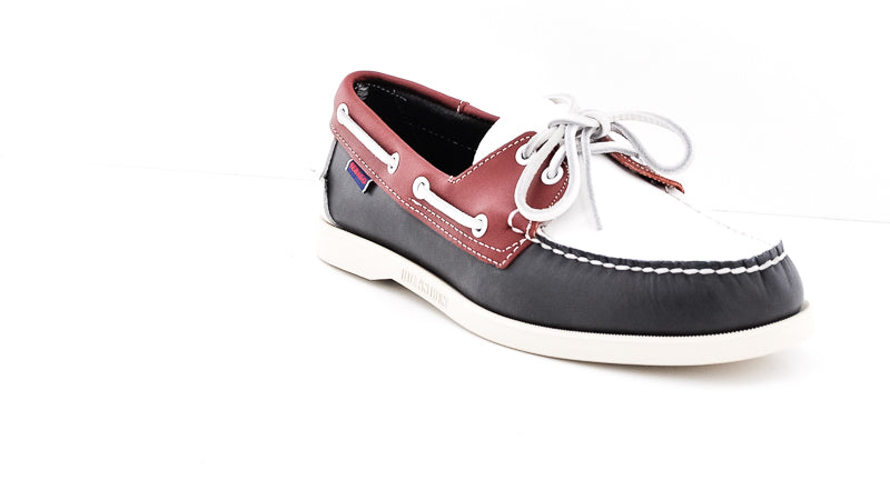 DOCKSIDES SPINNAKER RED/NAVY