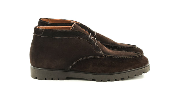 BOOTS A527 FUR MARRON