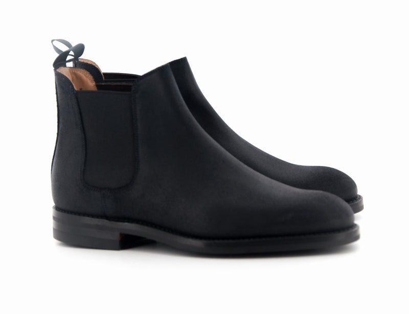 CHELSEA 5 ROUGH OUT BLACK