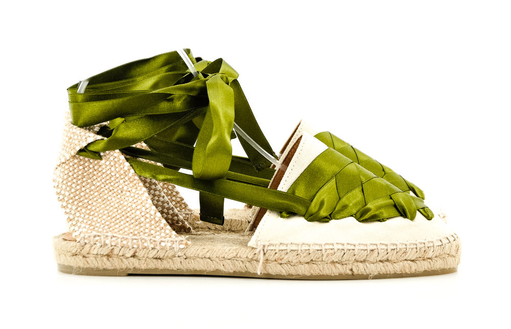 サンダル・ミュール Castaner SS23 PILITA SANDAL. (PILITA/002_OLIVE) Castañer Pilita Sandal Green SS23 2cm Sole Height – LOZURI®