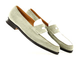 LOPEZ SUEDE DUNE SILVER/BIANCO