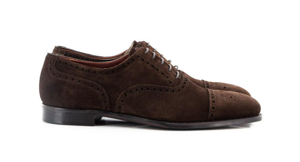 BARRINGTON SUEDE DARK BROWN