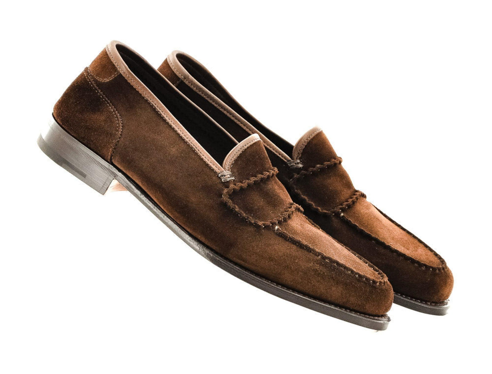 Mocassins Oxford John Lobb Bristol - Cuir Marron Bout Cap-toe - Pointure 9 US (8 UK) - Neufs Sous Emballage