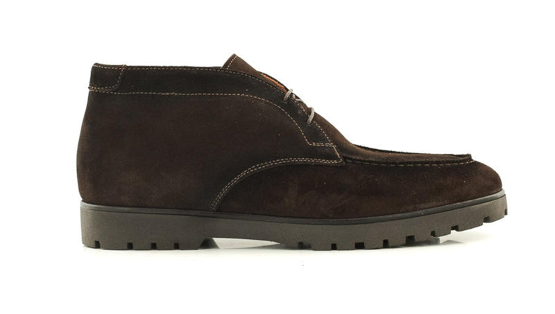 BOOTS A527 FUR MARRON