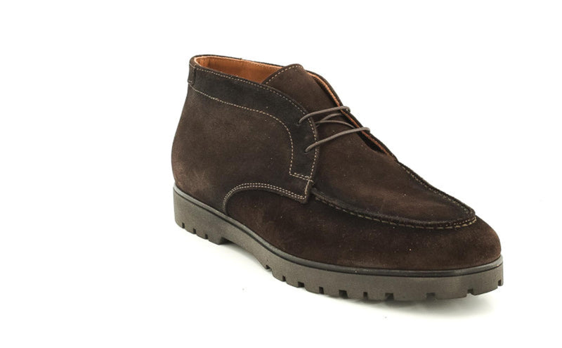 BOOTS A527 FUR MARRON