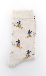 CHAUSSETTES BISCOTTE NATUREL