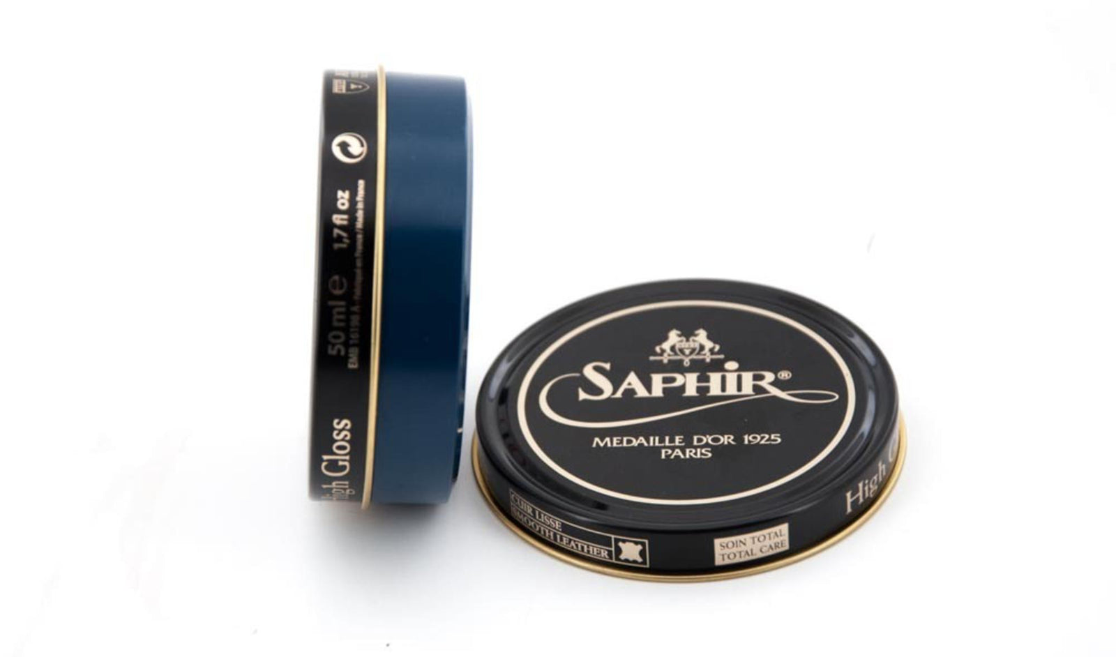 Saphir Cirage Canadian Gris 75 Ml - Crème D'Entretien Cuir à Base De Cire D'Abeille