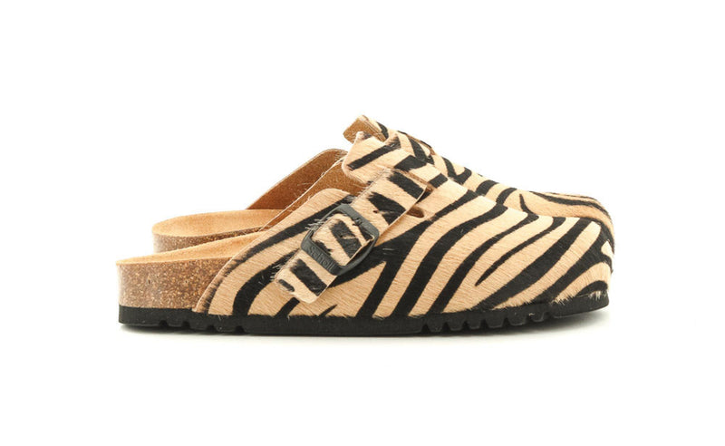 FAE ZEBRE BEIGE/NOIR