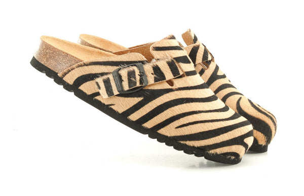 FAE ZEBRE BEIGE/NOIR