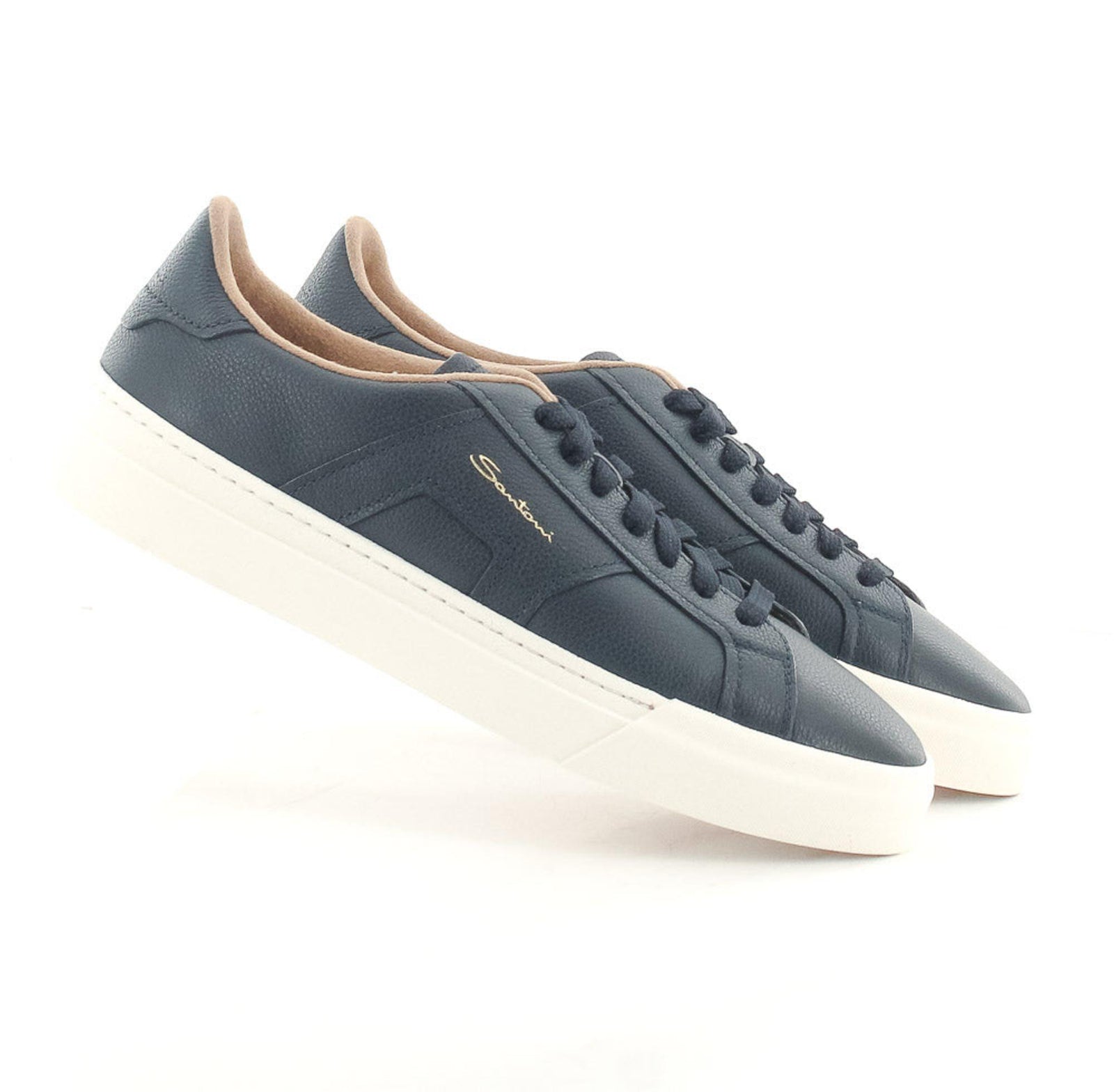 Baskets 'Nova' Santoni Couleur Taupe - Pointure 37 - Neuf Avec Emballage