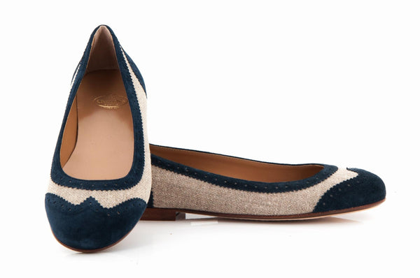 LINEN SUEDE BLEU