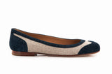 LINEN SUEDE BLEU
