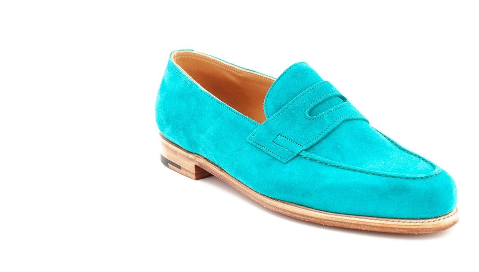 MOCASSIN JOHN LOBB LOPEZ AQUA FDS