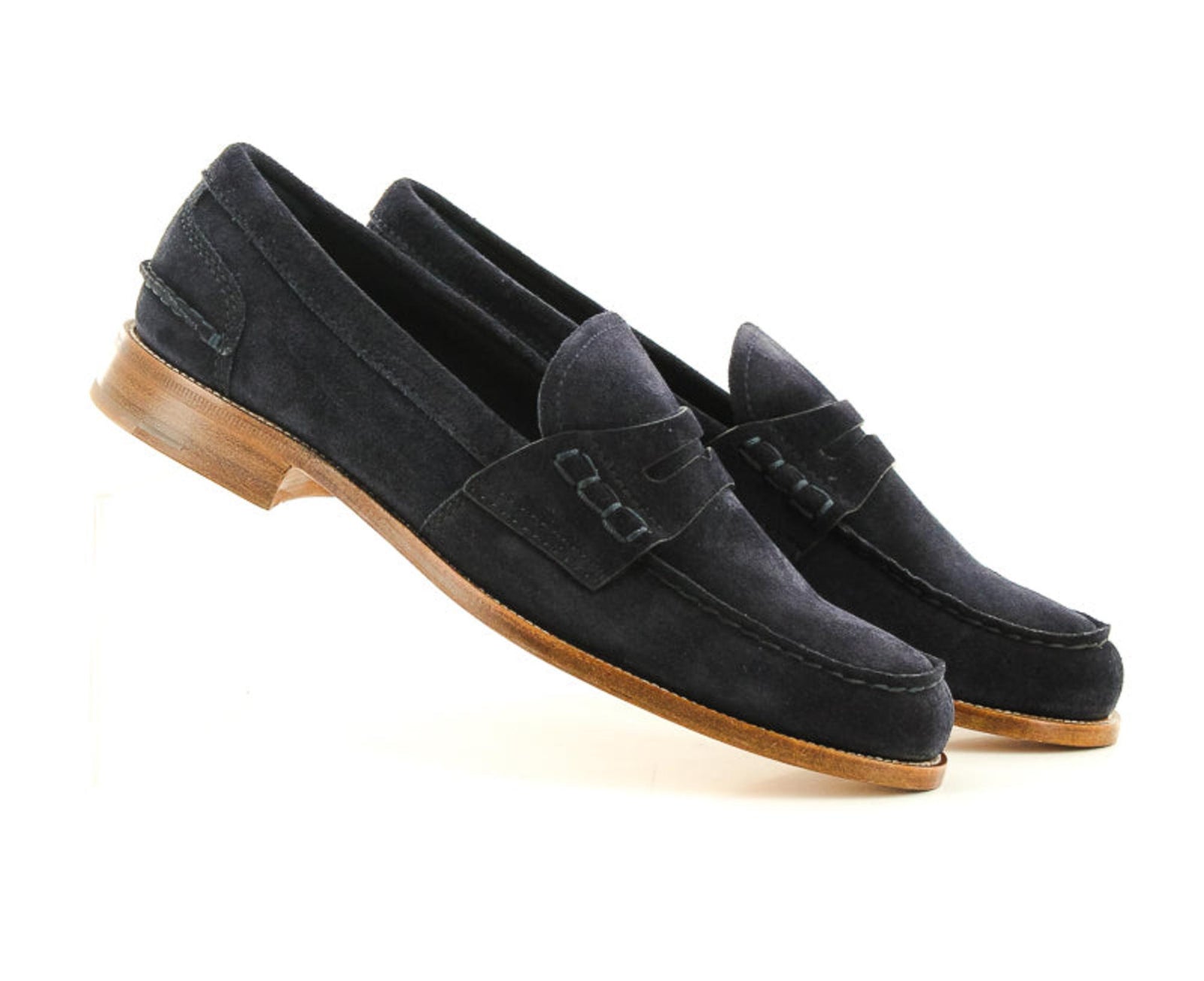 靴 church's PEMBREY 36.5 NAVY MOCASSIN CHURCH PEMBREY W6VL | Upper Shoes