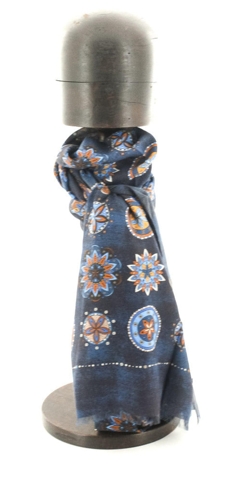 SCARF ARCHY MANDALA BLEU