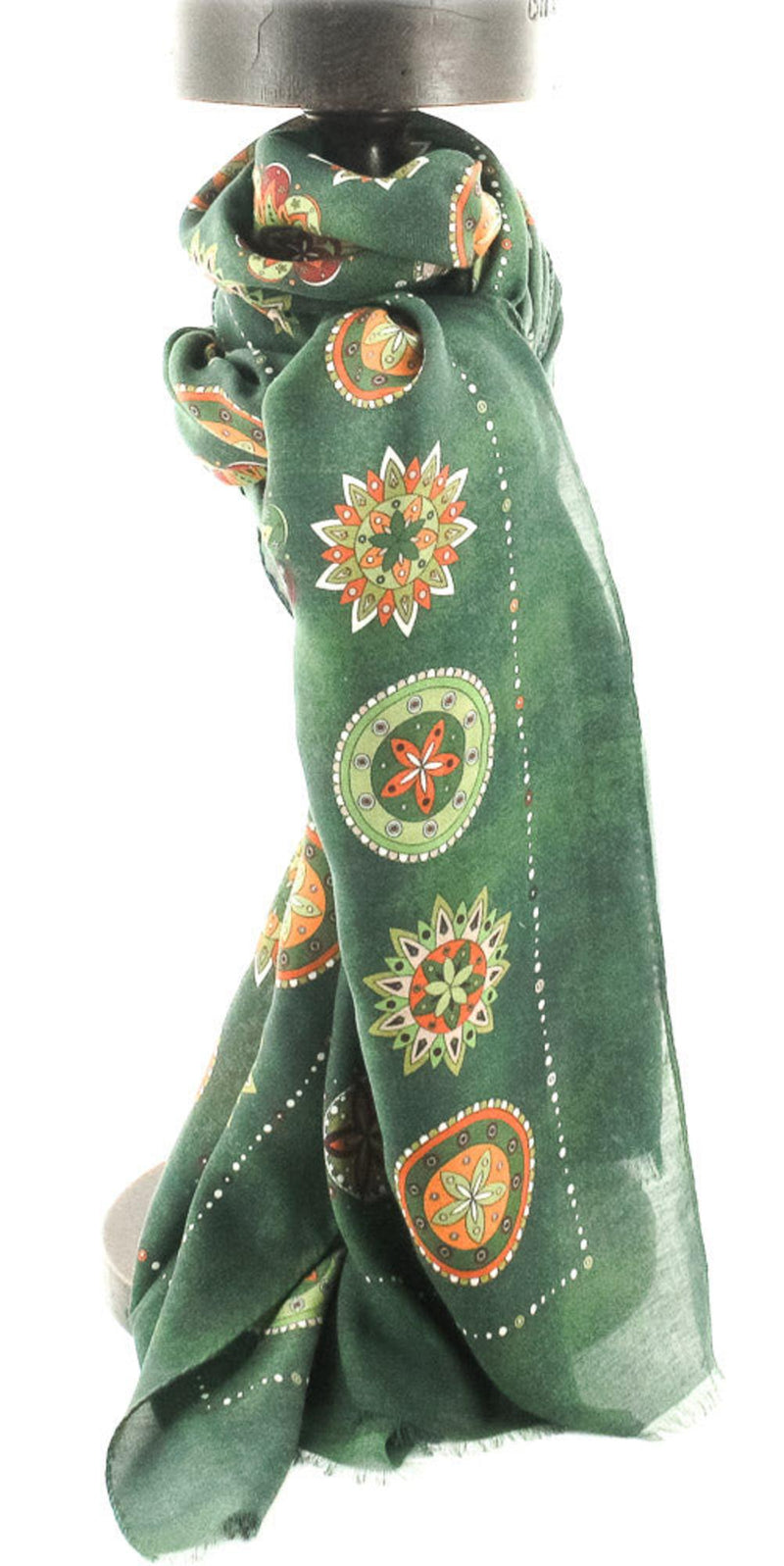 SCARF ARCHY MANDALA VERT