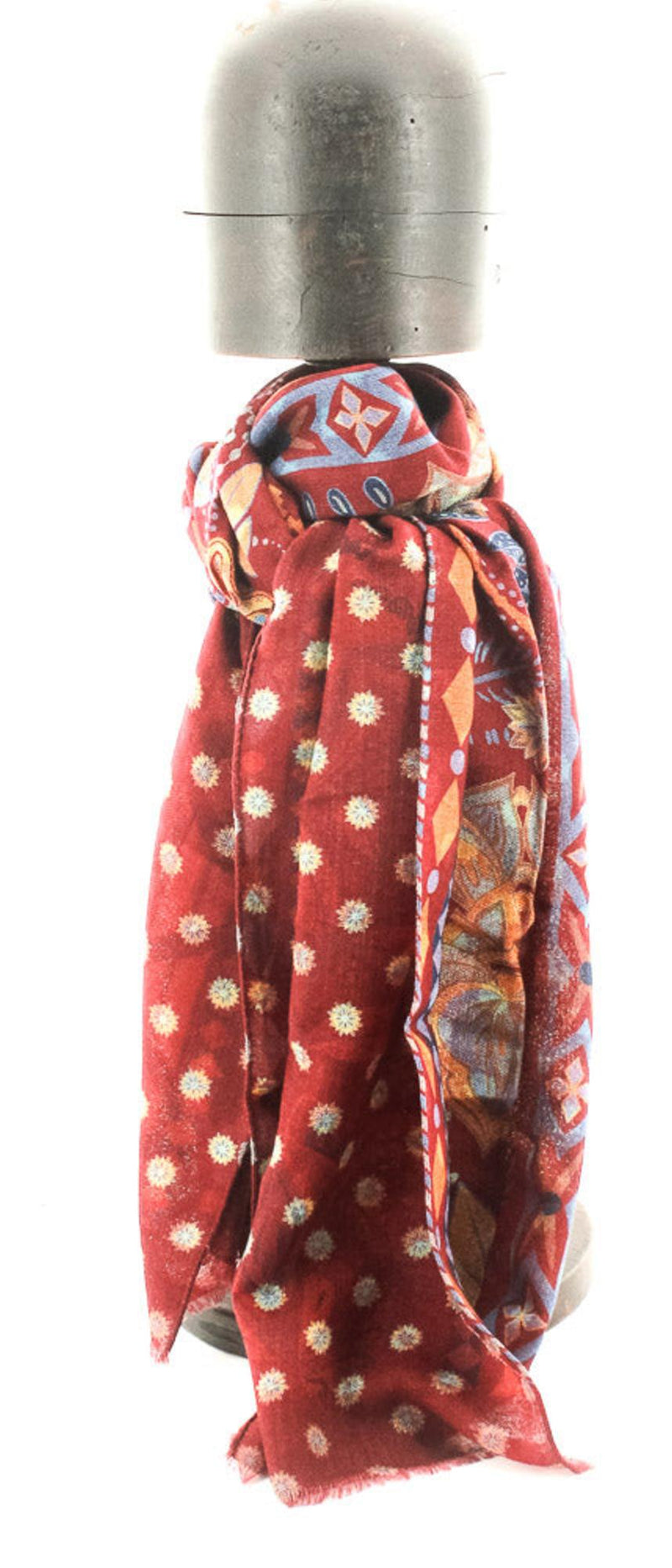 SCARF PARSIFAL MAYA GRENAT