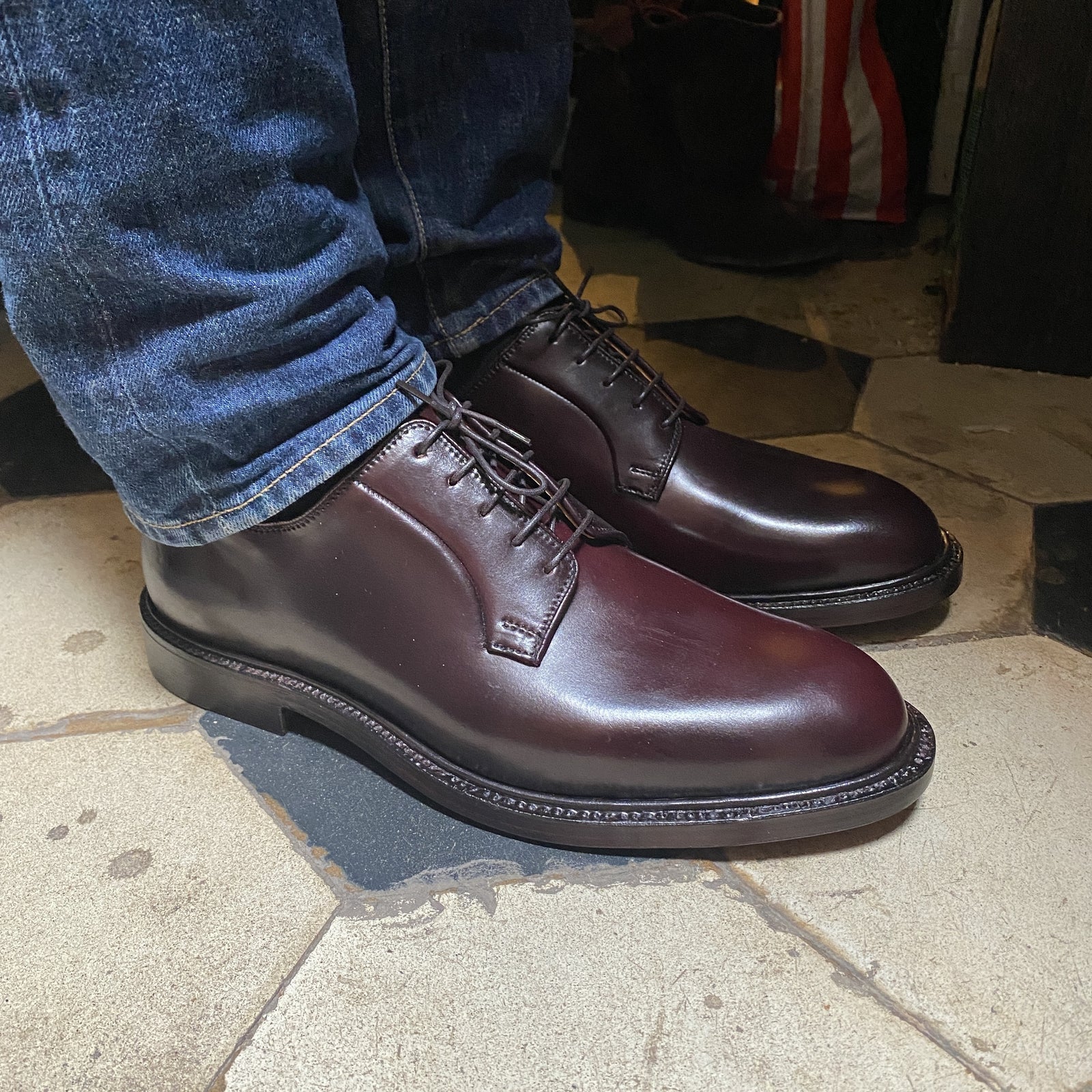 DERBY CROCKETT AND JONES LANARK 3 CORDOVAN | Upper Shoes