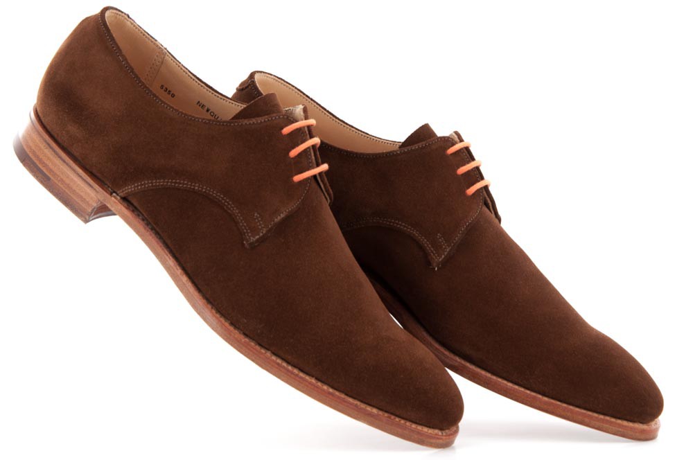 Crockett u0026 Jones NEWQUAY UK6E Suede DERBY CROCKETT AND JONES NEWQUAY | Upper Shoes